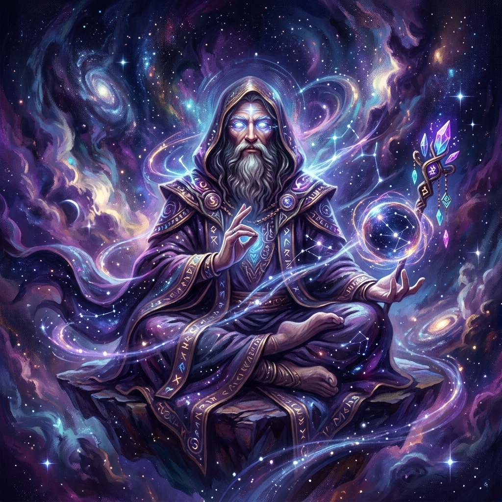 Cosmic Sage AI Meditation Guide — Poetic and Expansive