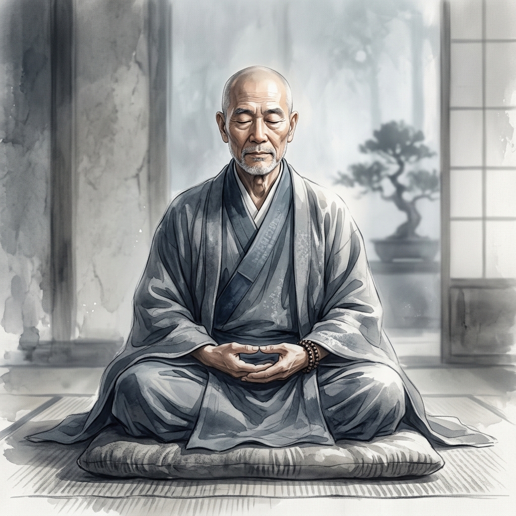 Zen Minimalist AI Meditation Guide